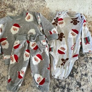Carter's Gray and Red Baby Outfit